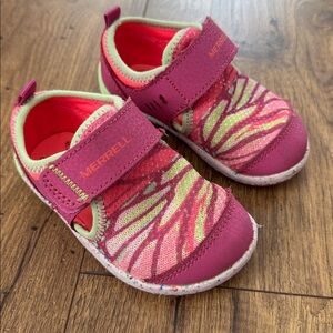 Merrell toddler sneaker sandal, size 5, pink